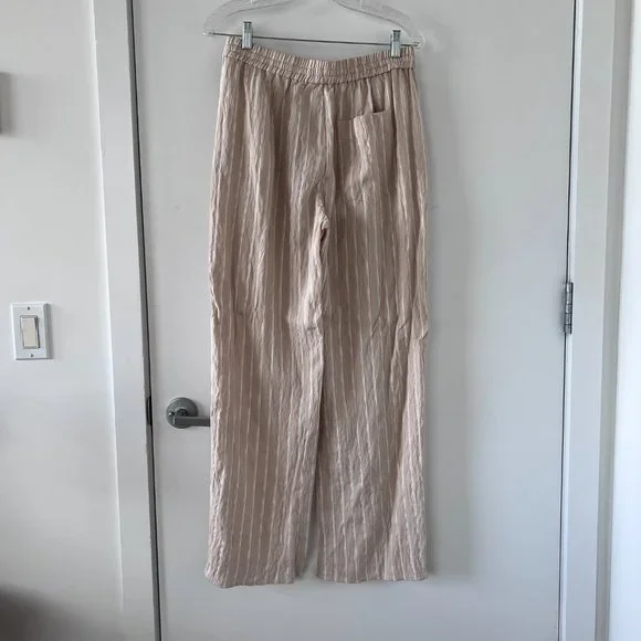 Zara Striped Textured Weave Pants - Picture 8 of 12